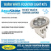 Easy Pro Pond AquaShine Four Light Warm White LED Light Kit for Fountains WFL4-100