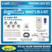 Easy Pro Pond AquaShine Four Light Warm White LED Light Kit for Fountains WFL4-100