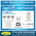Easy Pro Pond AquaShine Three Light Warm White LED Fountain Light Kits