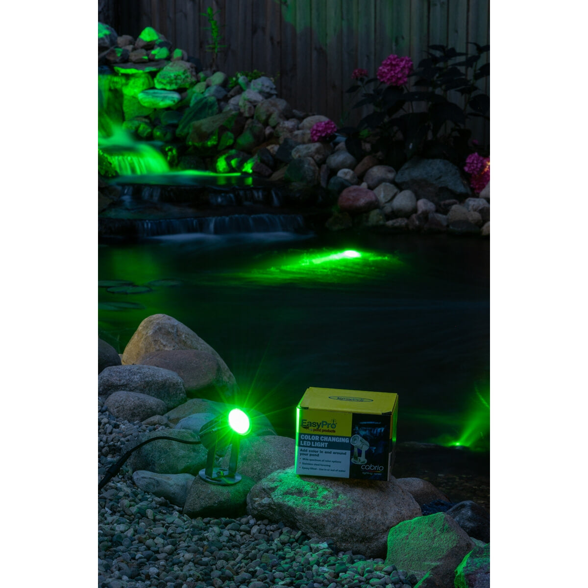 Easy Pro Pond Cabrio Color Changing LED Submersible Light - Stainless Steel CLED4SS
