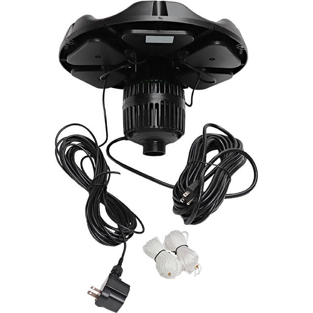 Easy Pro Pond Starburst Mini Floating Fountain With Super Bright LED Light Set MWF36