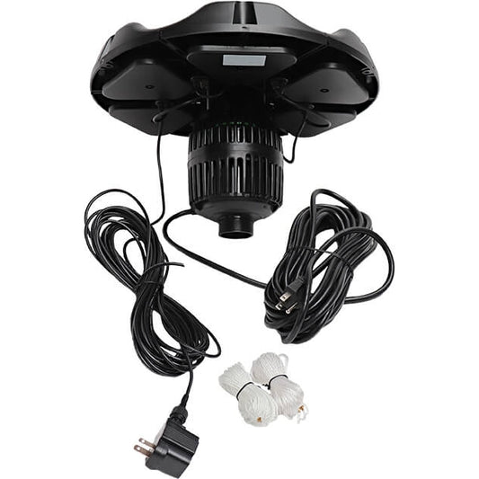 Easy Pro Pond Starburst Mini Floating Fountain With Super Bright LED Light Set MWF36