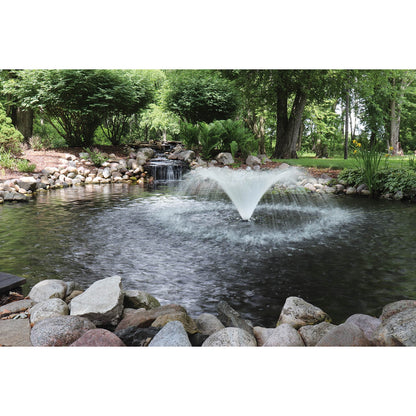 Easy Pro Pond Starburst Mini Floating Fountain With Super Bright LED Light Set MWF36