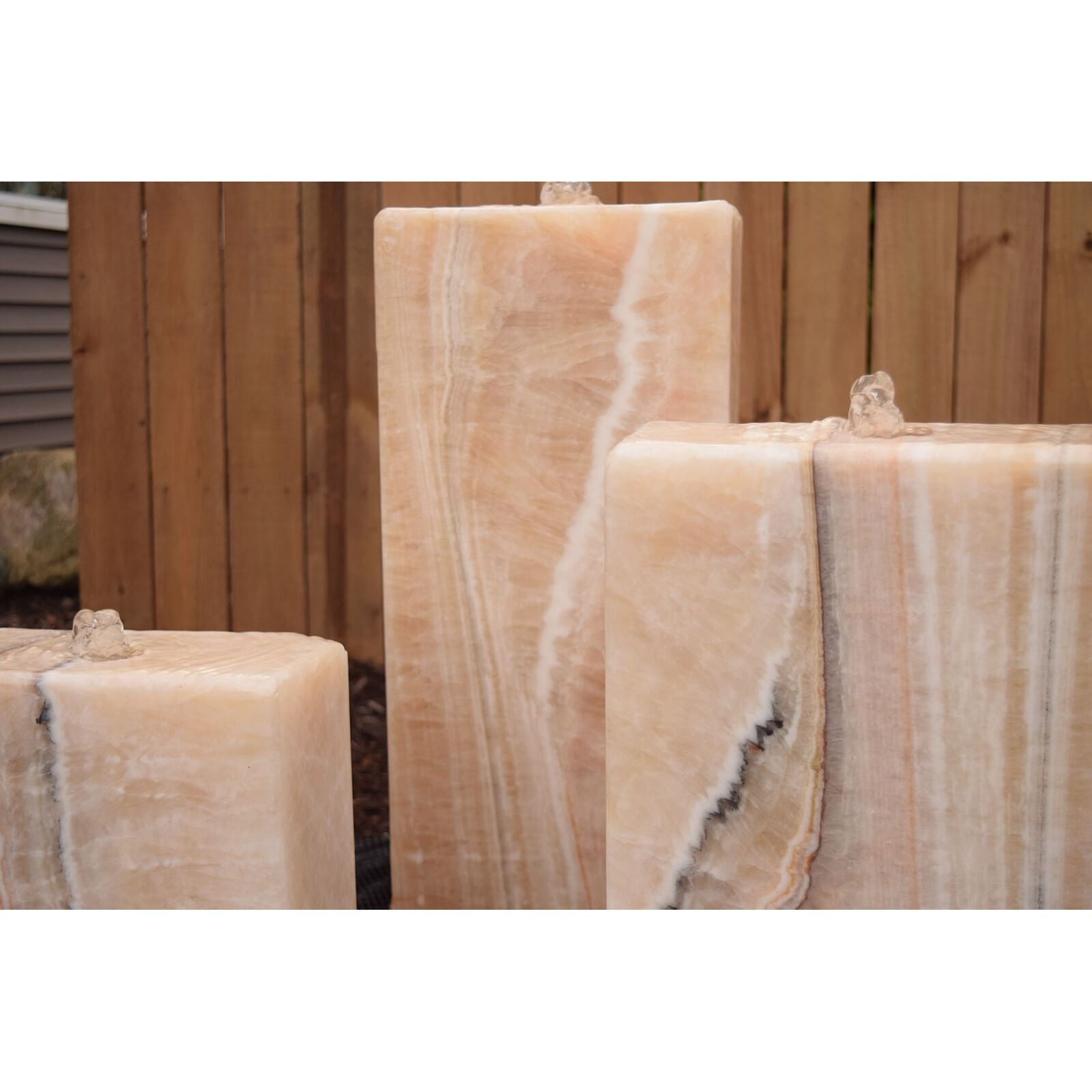 Easy Pro Pond Tranquil Décor Designer Series Solano Real Basalt 3-Pack Fountain Kit