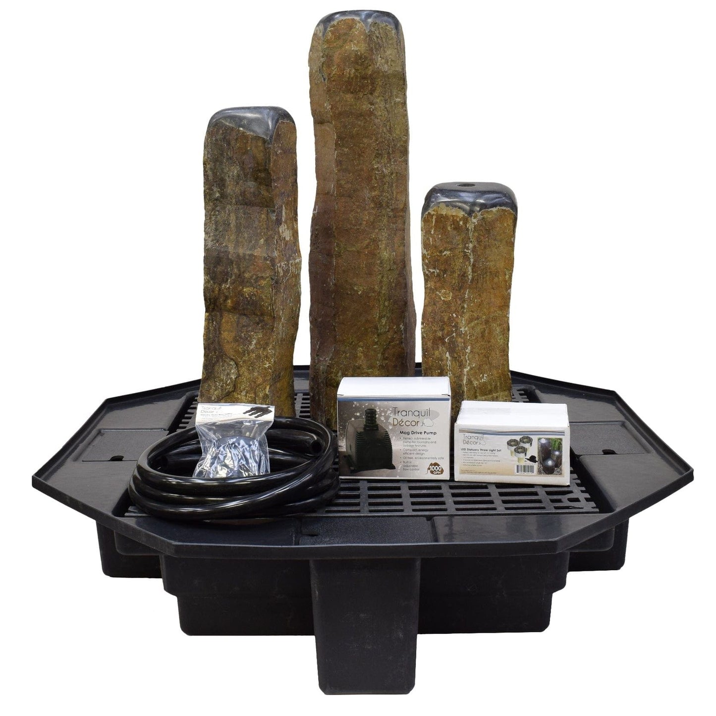 Easy Pro Pond Tranquil Décor Dome Top Basalt Fountain Kit