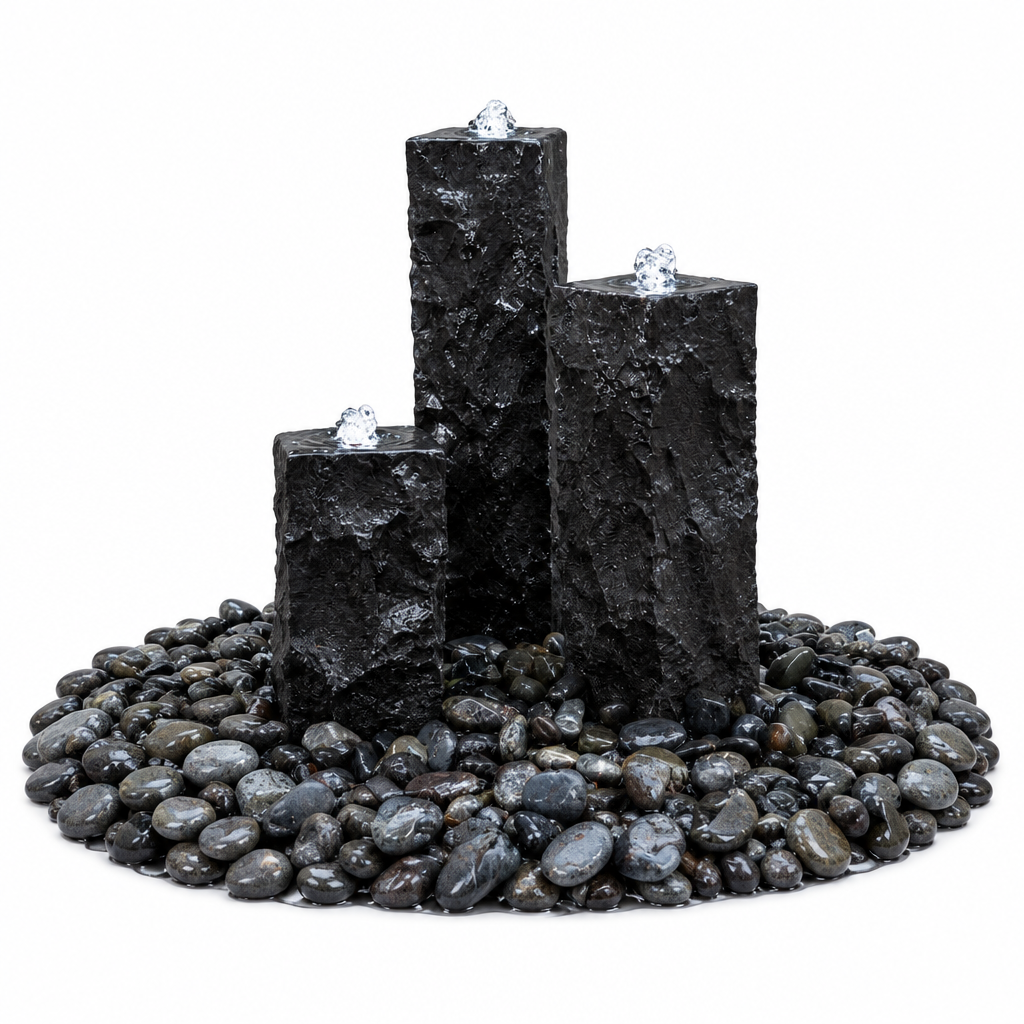 Easy Pro Pond Tranquil Décor Ebony Basalt Fountain Kit