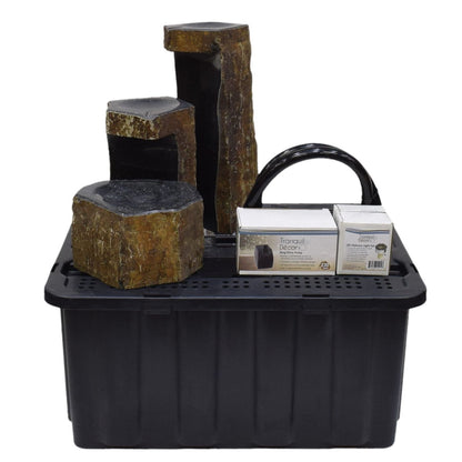 Easy Pro Pond Tranquil Décor Keyed Spillway Basalt Fountain Kit