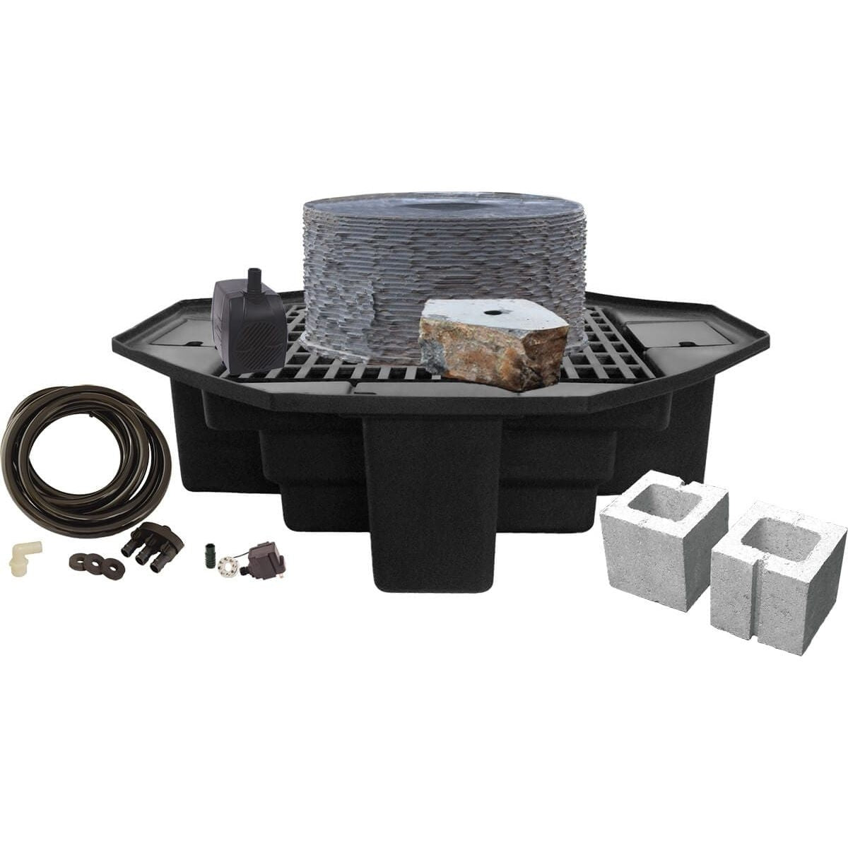 Easy Pro Pond Tranquil Décor Levitation Basalt Fountain Kit