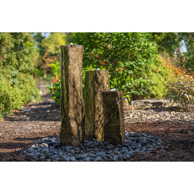 Easy Pro Pond Tranquil Décor Medium Polished Top Basalt 3-Pack Fountain Kit