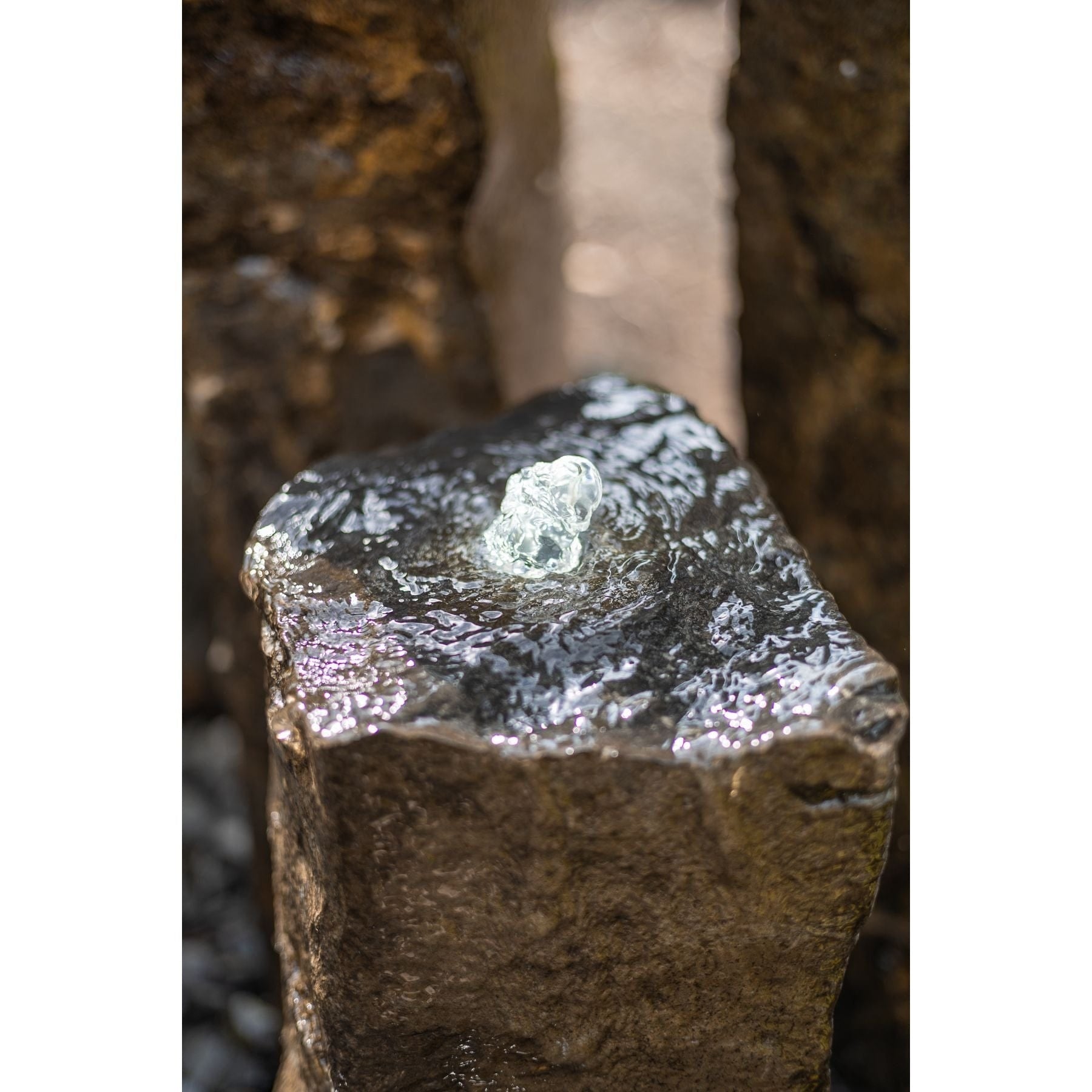 Easy Pro Pond Tranquil Décor Tall Natural Top Real Basalt 3-Pack Fountain Kit