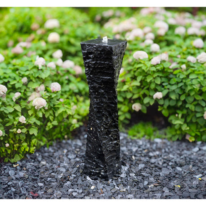 Easy Pro Pond Tranquil Décor Twisted Basalt Fountain Kit