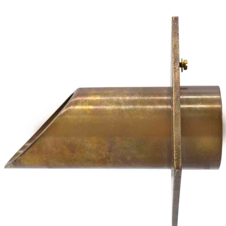 Easy Pro Pond Vianti Falls Antique Brass 2″ Diamond Wall Scupper BWS2D