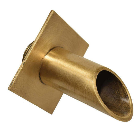 Easy Pro Pond Vianti Falls Antique Brass 2″ Diamond Wall Scupper BWS2D