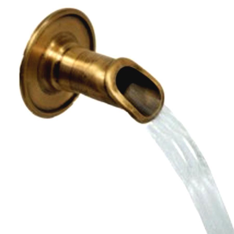 Easy Pro Pond Vianti Falls Brass 2″ Antique Round Wall Scupper BWS2F