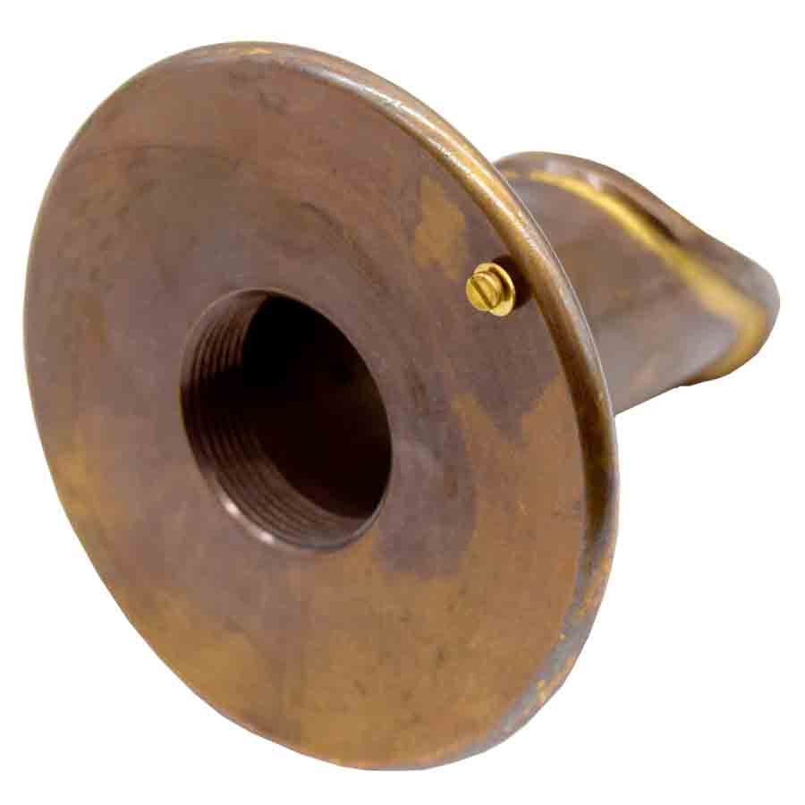 Easy Pro Pond Vianti Falls Brass 2″ Antique Round Wall Scupper BWS2F