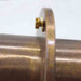 Easy Pro Pond Vianti Falls Brass 2" Round Scupper with Round Wall Plate BWS2RN