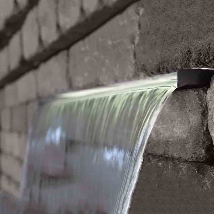 Easy Pro Pond Vianti Falls Stainless Spillway with 6" Lip - 59.5" Wide SSS659