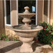 Fiore Stone 2-Tier Formal Garden Fountain 2072-F in Cast Stone 2072-F