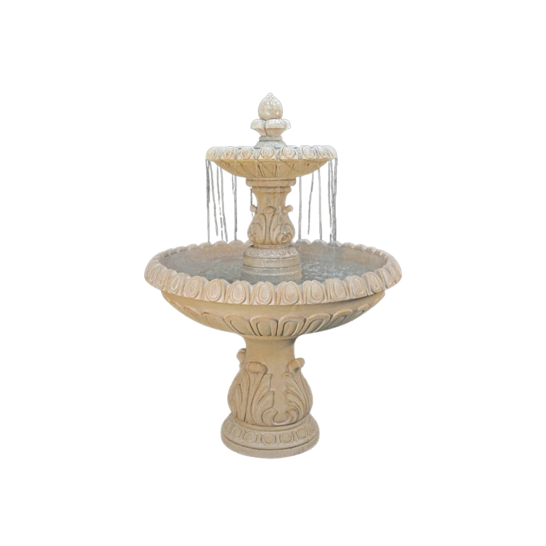 Fiore Stone 2 Tier International Fountain LG153-F in Cast Stone LG153-F
