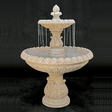 Fiore Stone 2 Tier International Fountain LG153-F in Cast Stone LG153-F