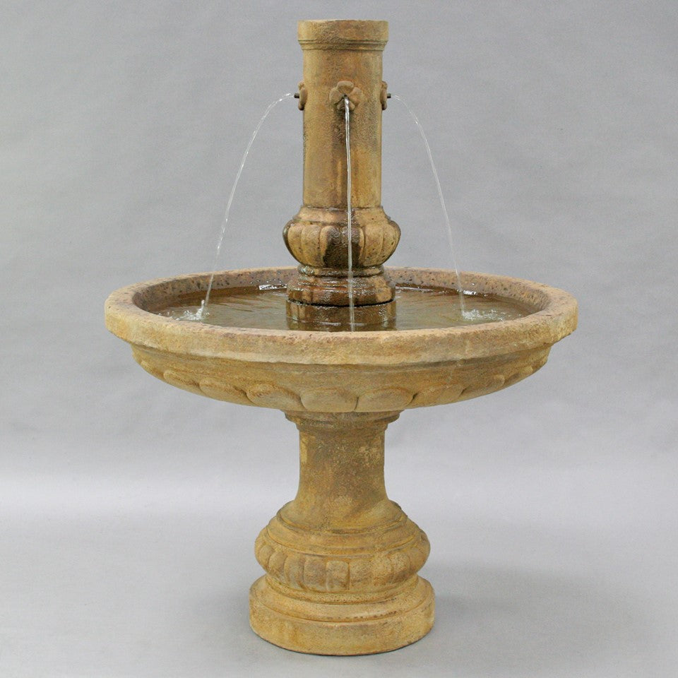 Fiore Stone Athenian Fountain LG135-F in Cast Stone LG135-F