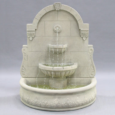 Fiore Stone Bavarian Wall Fountain LG139-FW & LG139-FWD in Cast Stone LG139-FWD