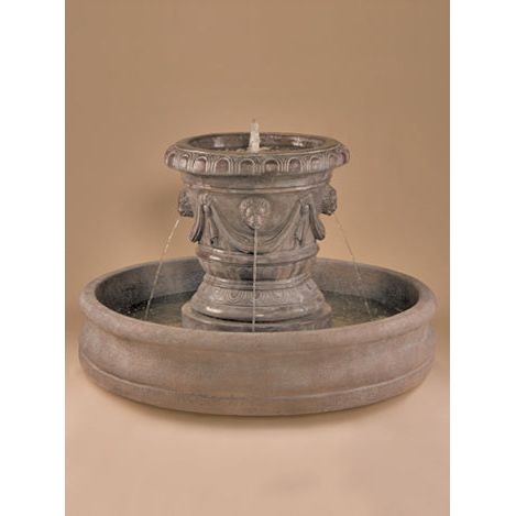 Fiore Stone Classico Lion Fountain 662-LF in Cast Stone 662-LF