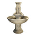 Fiore Stone Courtyard Fleur De Lis Fountain LG156-F in Cast Stone LG156-F