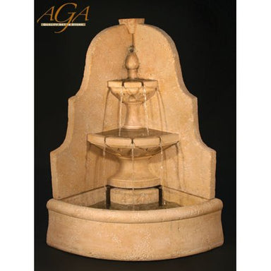 Fiore Stone D'Angolo Wall Fountain LG149-FCW in Cast Stone LG149-FCW