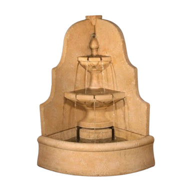 Fiore Stone D'Angolo Wall Fountain LG149-FCW in Cast Stone LG149-FCW
