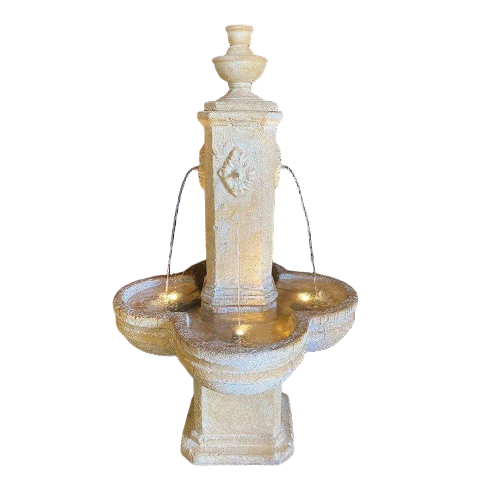 Fiore Stone Diamante Fountain 271-F in Cast Stone