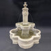 Fiore Stone Diamante Fountain with 66" Quatrefoil Basin 271-FAQ in Cast Stone 271-FAQ