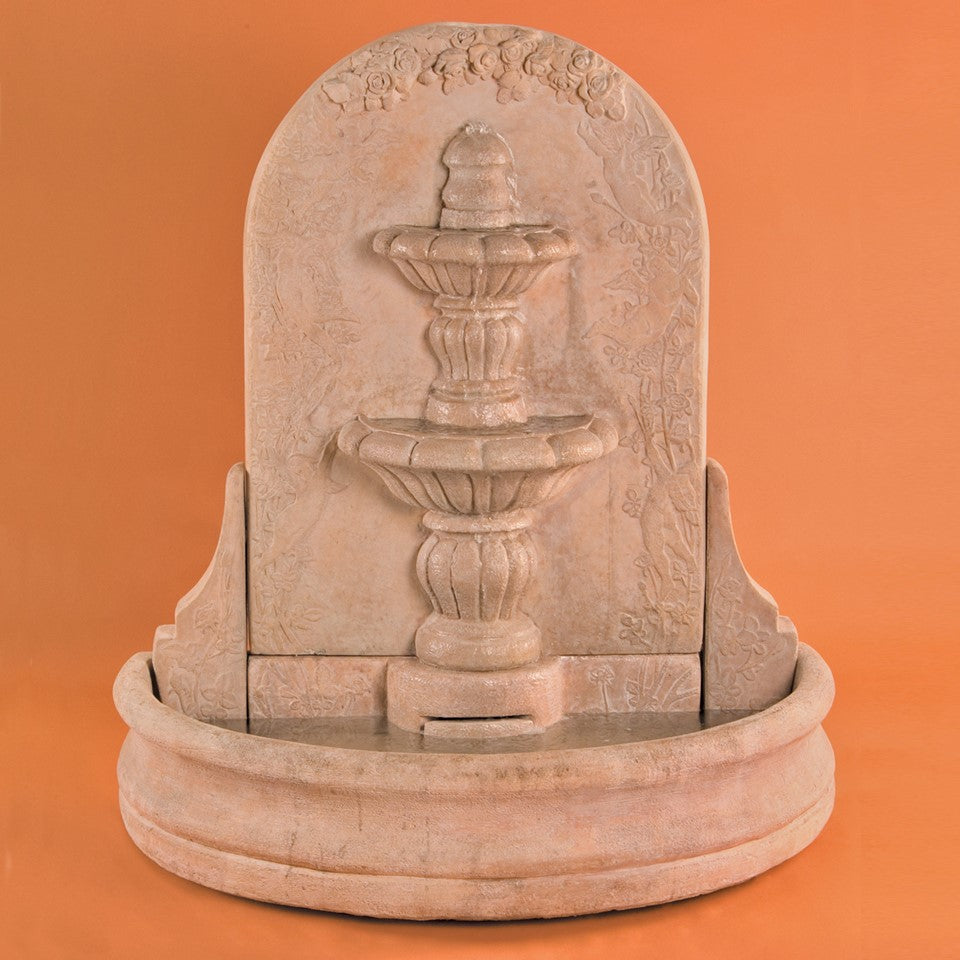 Fiore Stone Espana Wall Fountain 2091-FWS in Cast Stone 2091-FWS