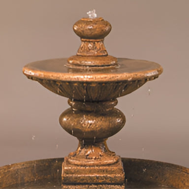 Fiore Stone Formal Garden Cast Stone Outdoor Fountain with 46" Basin 2072-F46 2072-F46