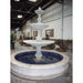 Fiore Stone Four Seasons 3-Tier Fountain with 12 ft. Bracci Basin 2134-F12 in Cast Stone 2134-F12