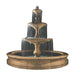 Fiore Stone Four Seasons 3-Tier Fountain with 12 ft. Bracci Basin 2134-F12 in Cast Stone 2134-F12