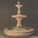 Fiore Stone Four Seasons Fountain with Fiore Basin 2088-FRG in Cast Stone 2088-FRG