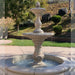Fiore Stone Four Seasons Fountain with Fiore Basin 2088-FRG in Cast Stone 2088-FRG