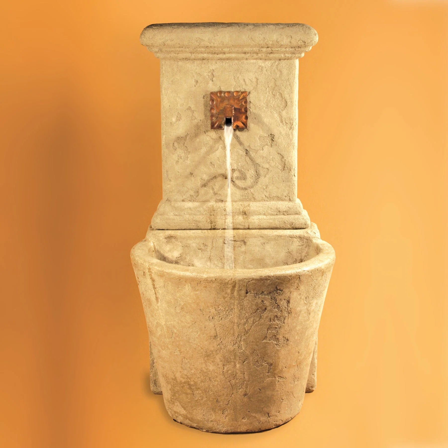 Fiore Stone French Wall Fountain 201-FW