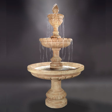 Fiore Stone Geneva 3 Tier Fountain LG164-F in Cast Stone LG164-F