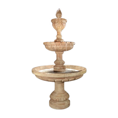 Fiore Stone Geneva 3 Tier Fountain LG164-F in Cast Stone LG164-F