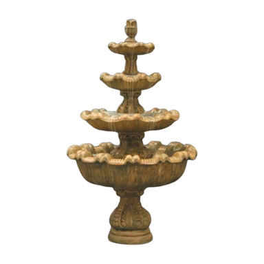 Fiore Stone Italian 4 Tier Fountain IT-4T in Cast Stone IT-4T