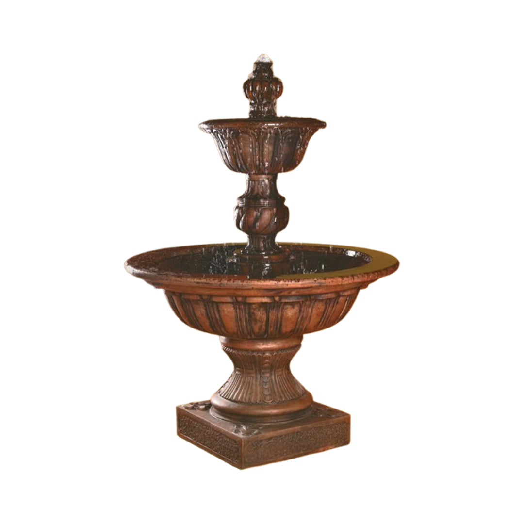 Fiore Stone Maggi 2 Tier Fountain AV114-F in Cast Stone AV114-F