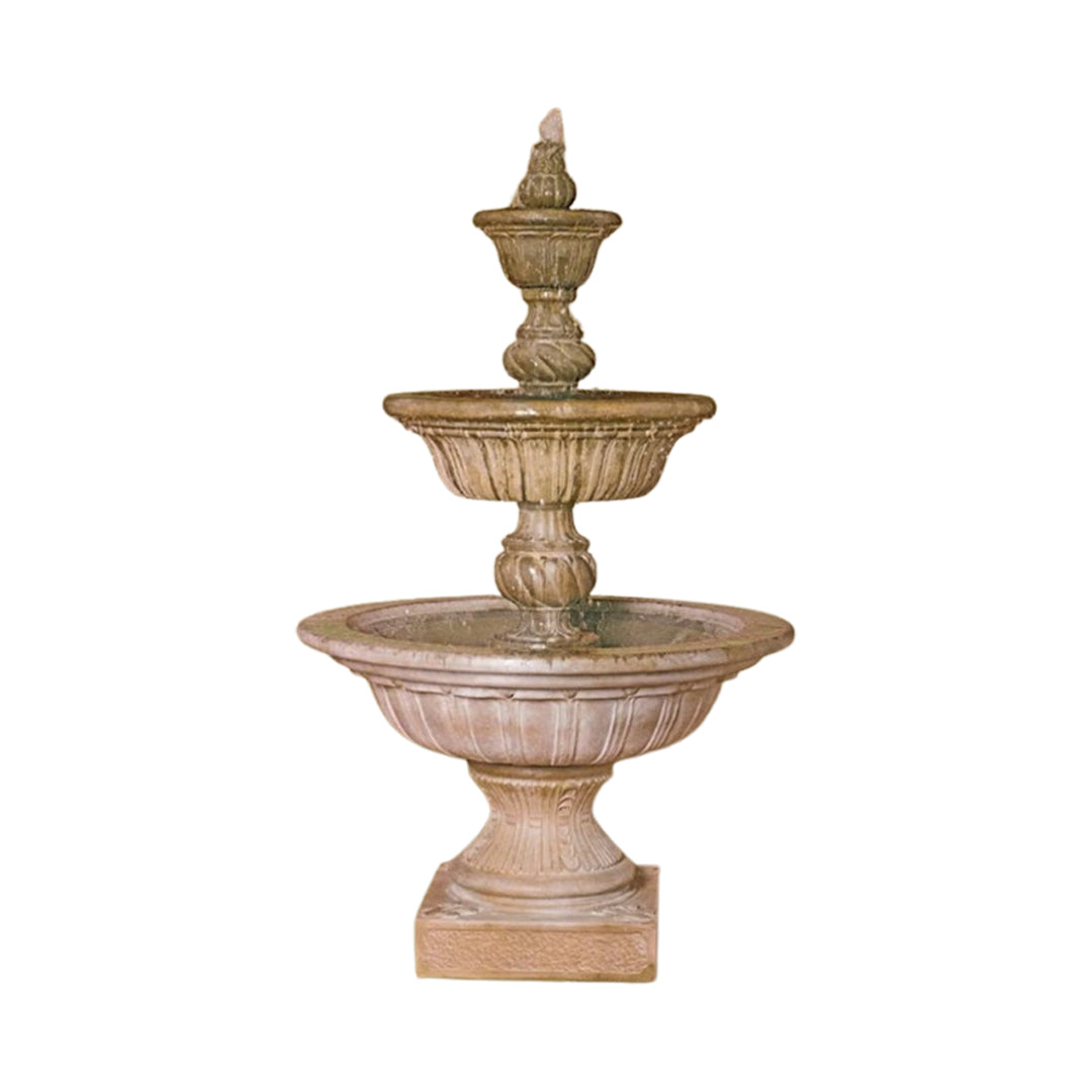 Fiore Stone Maggi 3 Tier Fountain AV114-FXL in Cast Stone AV114-FXL