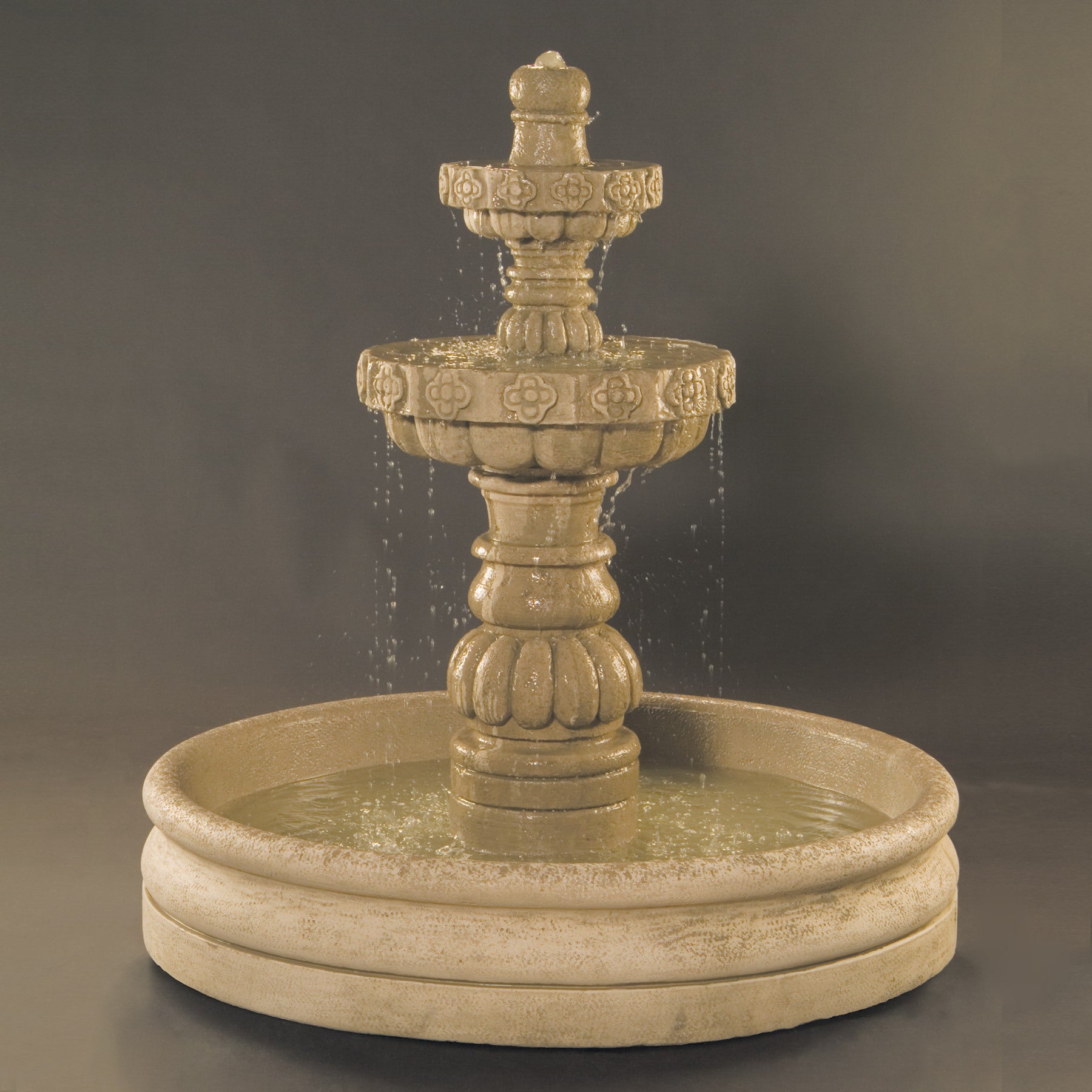 Fiore Stone Margarita Outdoor Fountain with 46" Basin 260-F 260-F