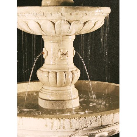 Fiore Stone Mediterranean 3 Tier Fountain LG134-FC in Cast Stone LG134-FC