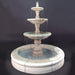 Fiore Stone Monaco 3 Tier Fountain with Fiore Basin LG169-FRG in Cast Stone LG169-FRG