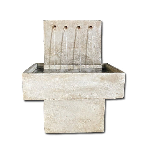 Fiore Stone Mystic Streams Modern Water Fountain in Cast Stone 263-F 263-F