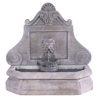 Fiore Stone Nerius Wall Fountain 2020-FW in Cast Stone 2020-FW