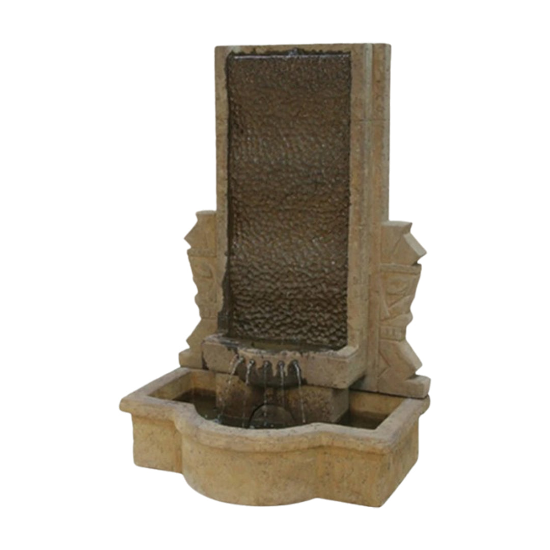 Fiore Stone Oceania Wall Fountain LG132-FW in Cast Stone LG132-FW